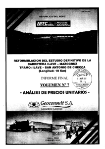 Vol 7 - Análisis Precios Unitarios