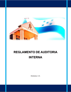 Reglamento de Auditoría Interna del TSC