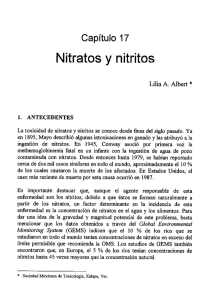 Nitratos y nitritos