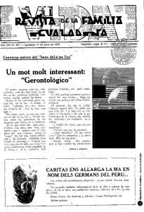 Un mot molt interessant: "Gerontol&oacute;gico**