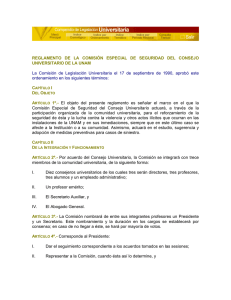 reglamento de la comisión especial de seguridad del consejo un