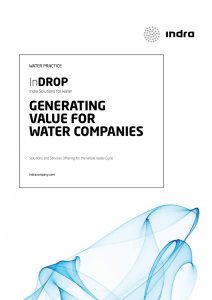 generating value for water companies