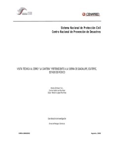 Sistema Nacional de Protección Civil Centro Nacional