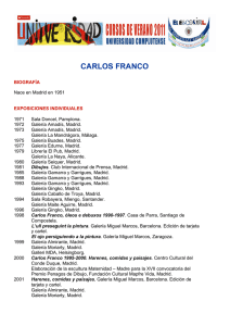 Carlos Franco - Universidad Complutense de Madrid