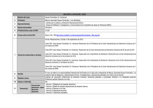sección a: datos del caso - Corte Interamericana de Derechos