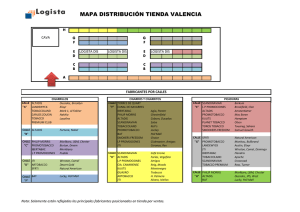 Mapa Logista DistribucionTienda - Asociación Estanqueros Valencia