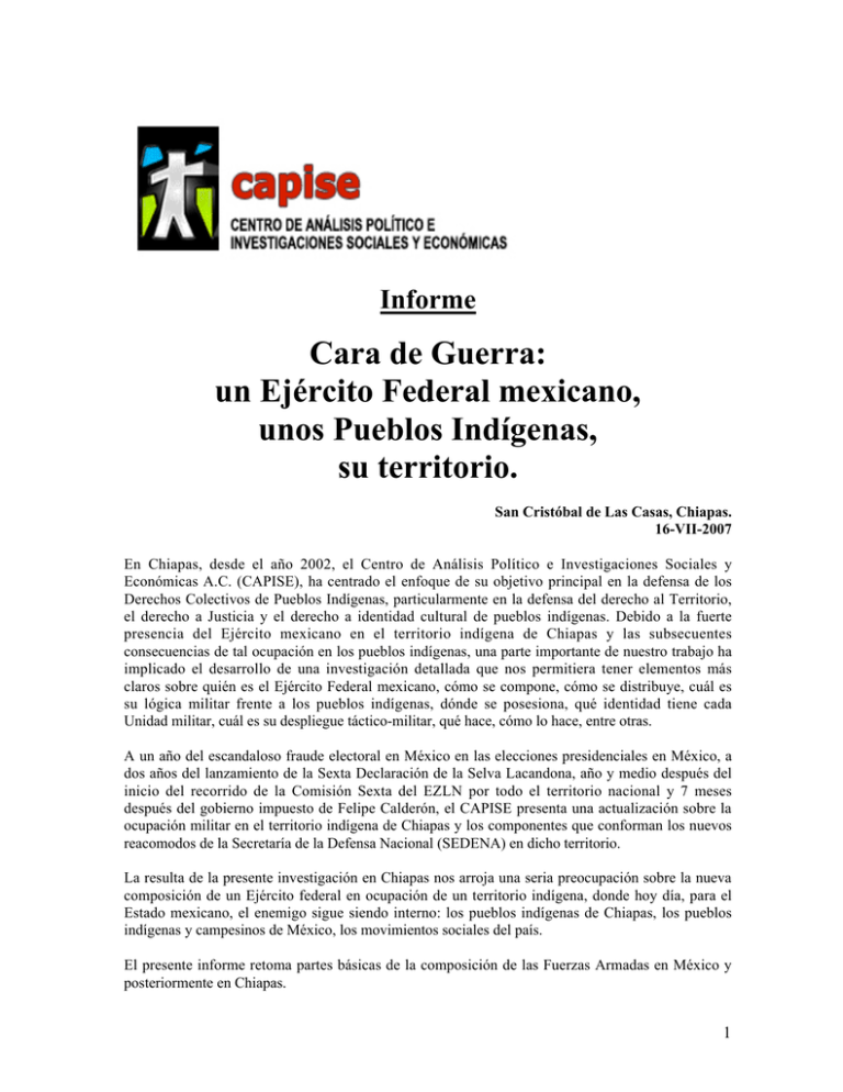 Cara De Guerra Un Ej rcito Federal Mexicano Unos