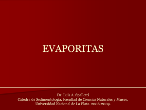 evaporitas - Facultad de Ciencias Naturales y Museo