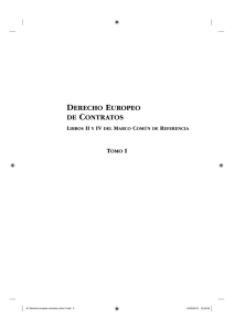 derecho europeo de contratos