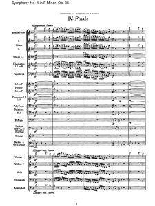 Symphony No. 4 in F Minor, Op. 36