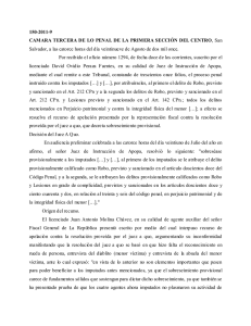 150-2011-9 CAMARA TERCERA DE LO PENAL DE LA PRIMERA