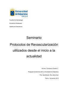 Seminario Protocolos de Revascularizacion utilizados desde el