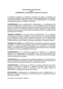 Acuerdo Marco de Asociación entre el MERCOSUR y la República