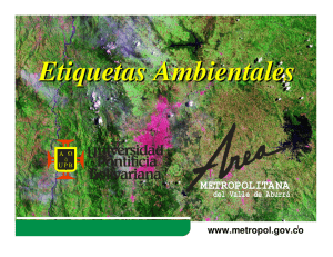 Etiquetas Ambientales - Area Metropolitana del Valle de Aburra