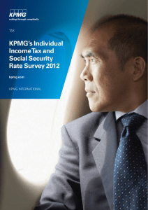 KPMG`s Individual Income Tax and Social Security Rate Survey 2012
