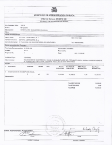 Orden de Compra OR-2013-156 - Ministerio de Administración