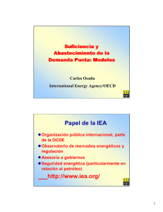 Papel de la IEA http://www.iea.org/