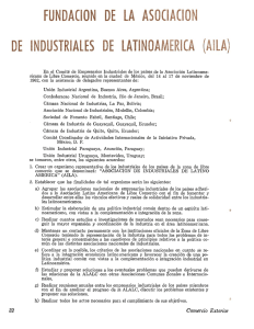 fundacion de la asociacion de industriales de latinoamérica