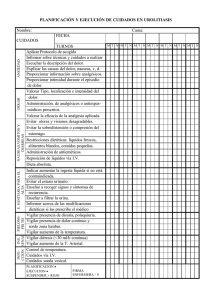 PLANIFICACIÓN Y EJECUCIÓN DE CUIDADOS EN UROLITIASIS