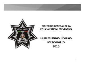 (Microsoft PowerPoint - Frac. VIII Art. 22 Ceremonias Civicas Polic