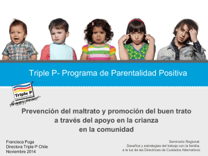 Triple P- Programa de Parentalidad Positiva