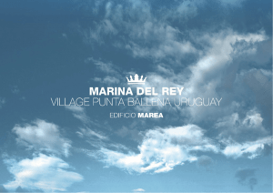 MARINA—I DL REY..." VILLAQE F`UNTA BALLENA URUGUAY