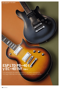 ESP LTD PB-401 y EC-401VF 799