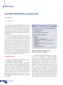 Anemias hemolíticas autoinmunes