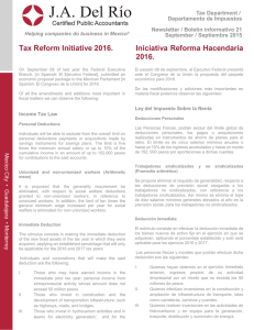 Tax Reform Initiative 2016