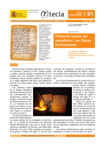 Primeros textos del castellano: Las Glosas Emilianenses