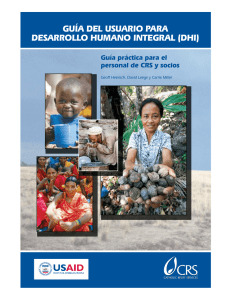 Guia del Usuario para Desarrollo Humano Integral (DHI)