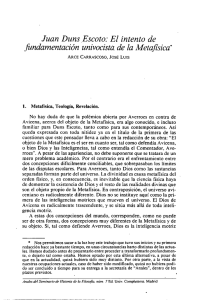 Juan Duns Escoto - Revistas Científicas Complutenses