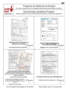 Programa de Asistencia de Energía Home Energy Assistance Program