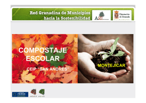 Experiencia de compostaje en Montejícar