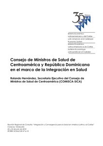 Consejo de Ministros de Salud de Centroamérica y