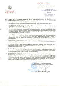 Resolución Interventores - Universidad de Salamanca