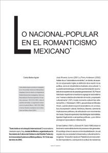o nacional-popular en el romanticismo mexicano