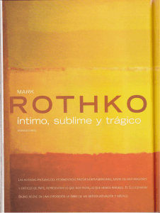 2004 – Mark Rothko. Íntimo, sublime y trágico (Descubrir el Arte)