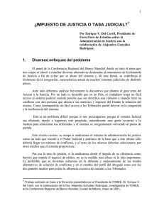 ¿IMPUESTO DE JUSTICIA O TASA JUDICIAL?