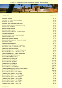 TARIFAS PUERTO REAL 2015