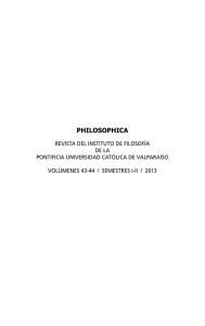 Revista Philosophica N° 43 - Pontificia Universidad Católica de
