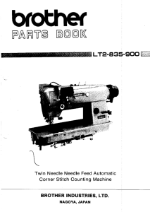 Page 1 Twin Needle Needle Feed Automatic Corner Stitch Counting