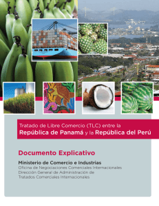 Documento explicativo - TLC Panamá - Perú