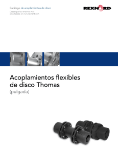 Cat&aacute;logo de Acoplamientos de Disco Thomas - Rexnord
