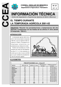 37. el tiempo durante la temporada agrícola 2001-02