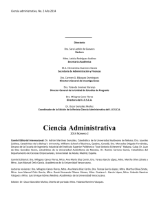 Ciencia Administrativa - Universidad Veracruzana