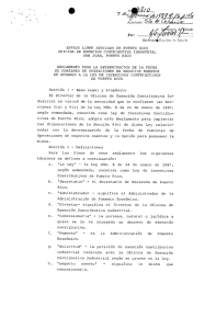 Aprobado: ESTADO LIBRE ASOCIADO DE PUERTO RICO OFICINA