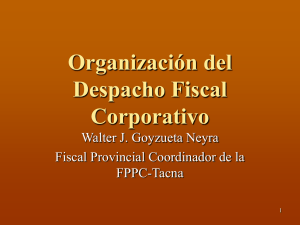 Organización del Despacho Fiscal Corporativo