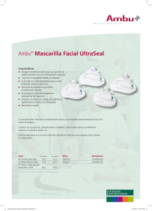 Ambu® Mascarilla Facial Desechable UltraSeal Adulto con válvula