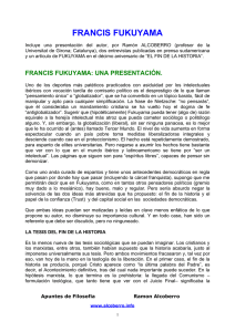 francis fukuyama: una presentación.
